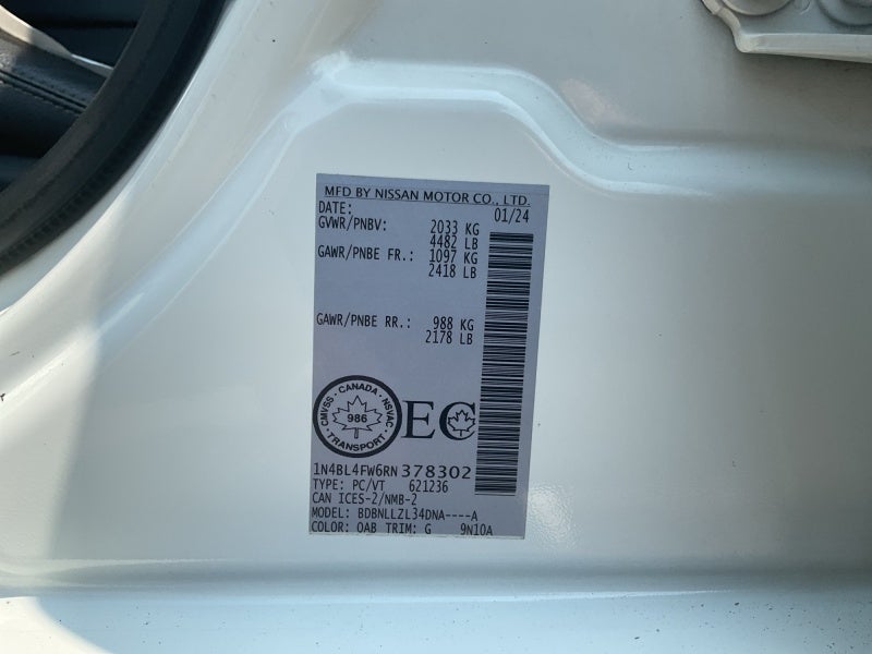 2024 Nissan Altima Platinum