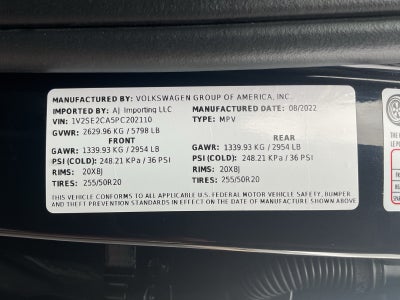 2023 Volkswagen Atlas Cross Sport 3.6L V6 SEL