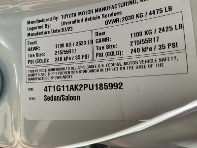 2023 Toyota Camry SE
