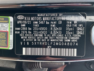2021 Kia Sorento SX