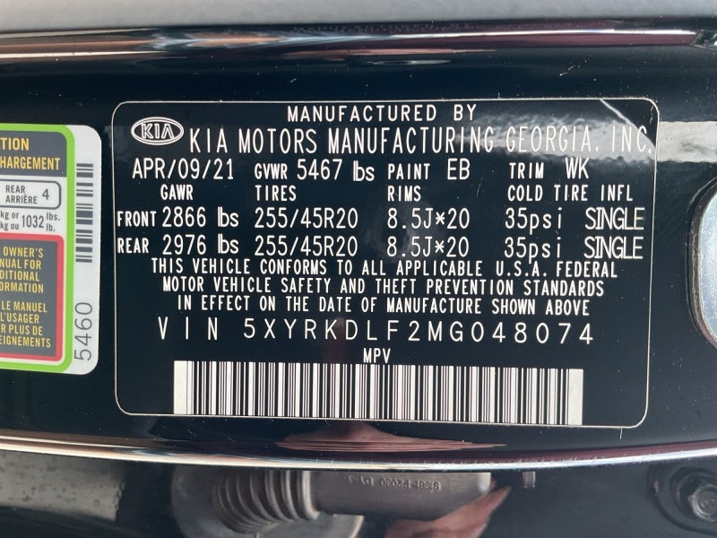 2021 Kia Sorento SX