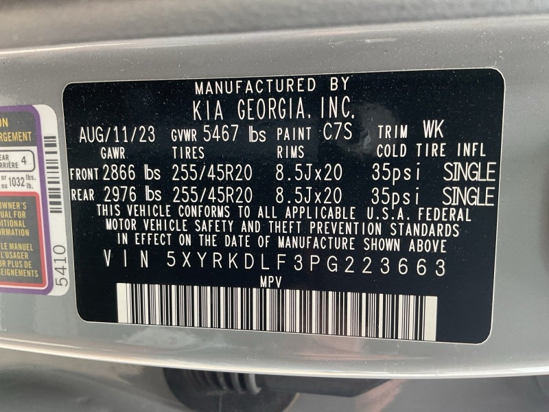 2023 Kia Sorento SX