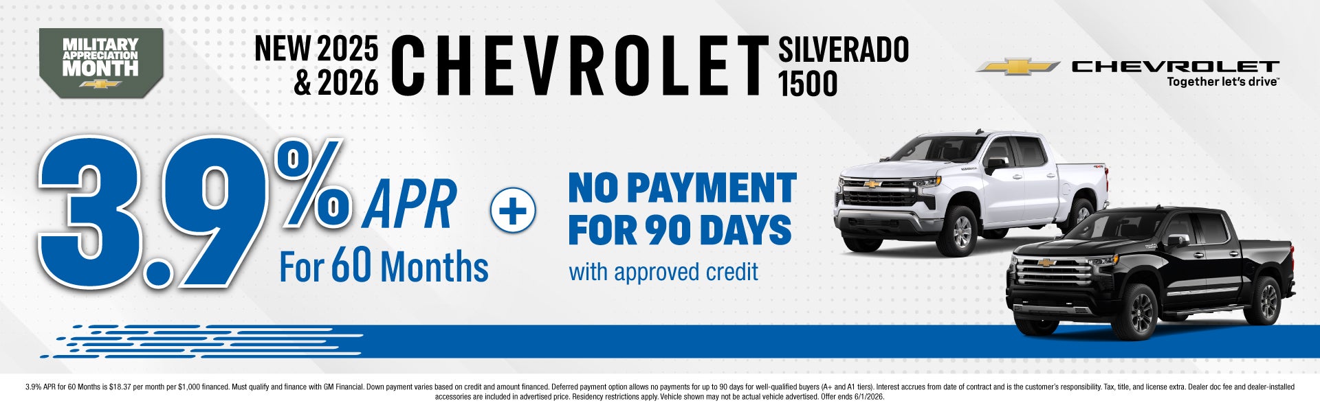 CHEVY APR OFFER