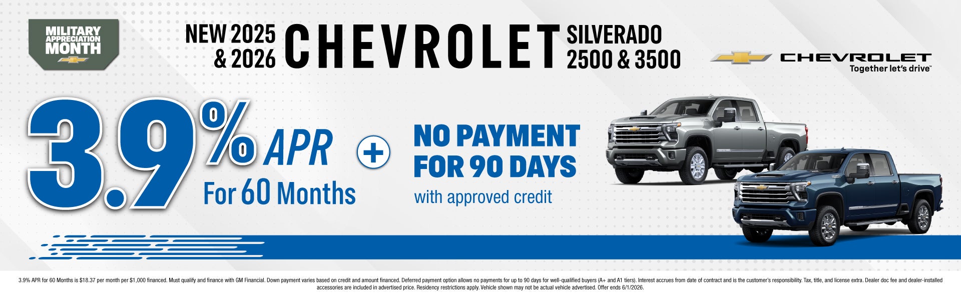 CHEVY APR OFFER