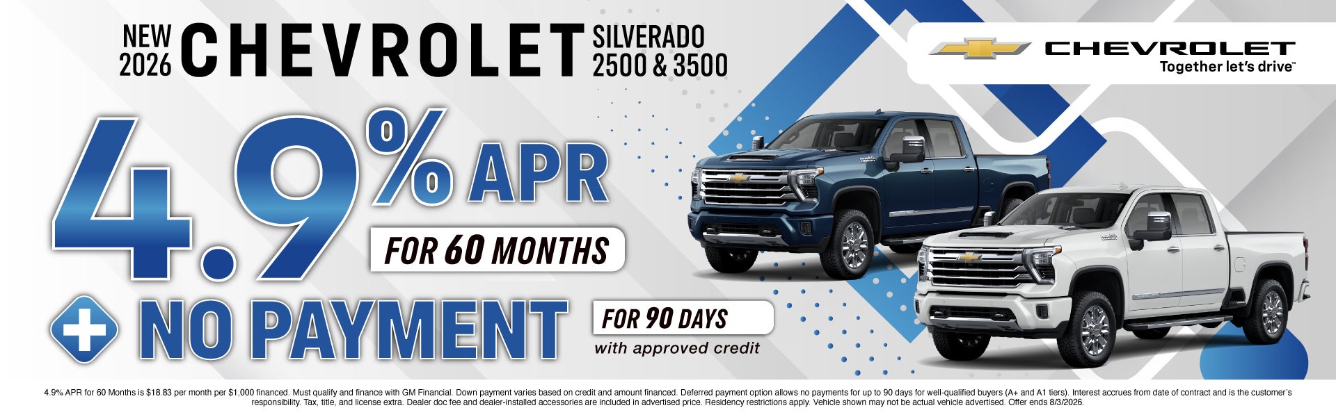 NEW 2026 CHEVROLET SILVERADO 2500 & 3500