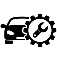 Car Icon With Wrench