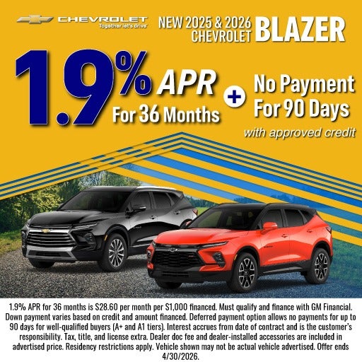 NEW 2025 & 2026 CHEVROLET BLAZER