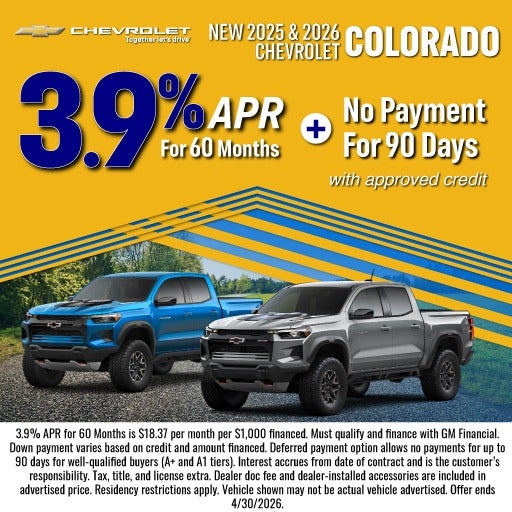 NEW 2025 & 2026 CHEVROLET COLORADO