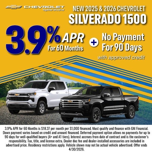 NEW 2025 & 2026 CHEVROLET SILVERADO 1500