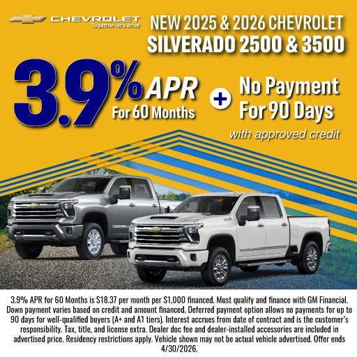 NEW 2025 & 2026 CHEVROLET SILVERADO 2500 & 3500