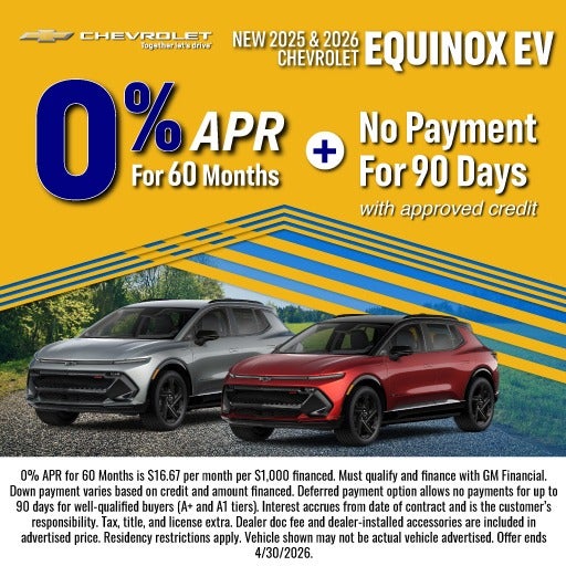 NEW 2025 & 2026 CHEVROLET EQUINOX EV