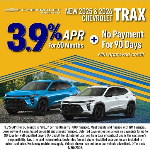 NEW 2025 & 2026 CHEVROLET TRAX